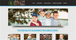 Desktop Screenshot of montessori-lubin.pl
